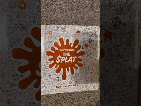ASMR Tapping On A Nickelodeon Coloring Book (No Talking) #ASMR #Shorts