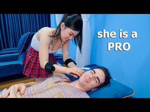ASMR: I Got Goosebumps with NJ184 Barbershop Full Service Massage!