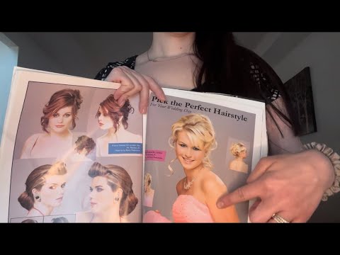 ASMR Doing Your Wedding Hair (real hair sounds)