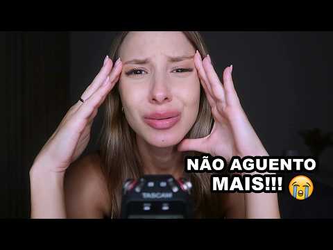 ASMR Estou tentando ser forte 🤧 O que está acontecendo? Desabafo sincero! 