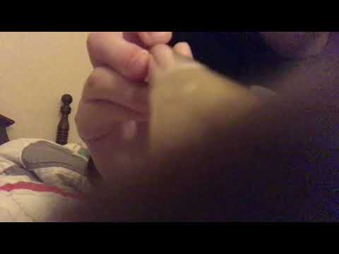 Face brushing with soft whispering ASMR