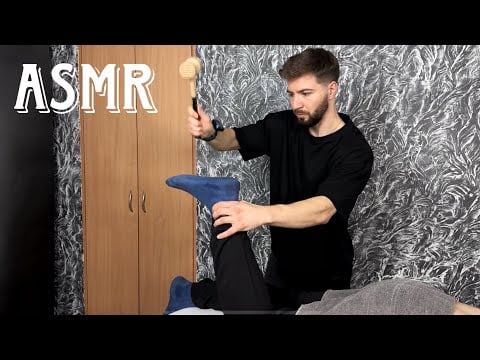 💈ASMR BARBER | Full Body Massage for Sleep - ASMR Back 💆‍♂️ Leg and Foot Massage