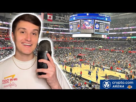 ASMR at A NBA Basketball Game ( LA Clippers ) 🏀💤