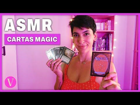 ASMR | ¿Juegas conmigo? [SUSURROS] Cartas Magic | Sonidos relajantes