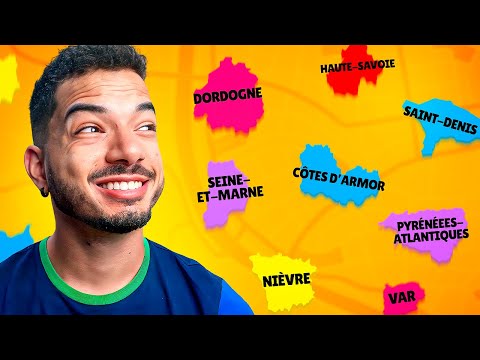 ASMR Je cite tous les départements de France