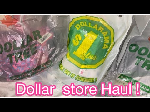 ASMR  Dollar Store Haul! (W/ Plastic Crinkles)