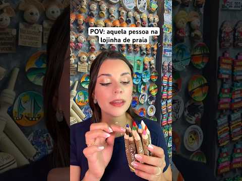 POV: aquela pessoa na lojinha de praia  #asmr #humor #shorts
