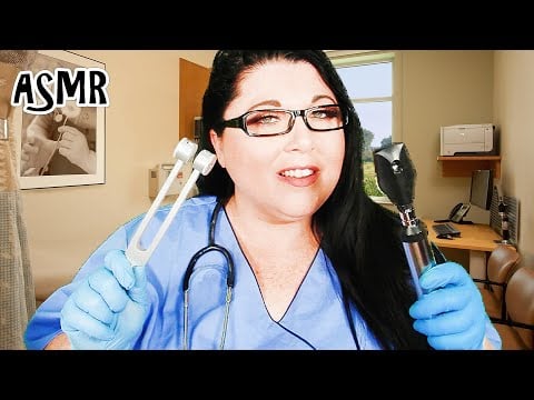 ASMR Doctor Annual Check Up Roleplay (Otoscope, Ophthalmoscope, Medical Exam, Gloves, Tuning Fork)