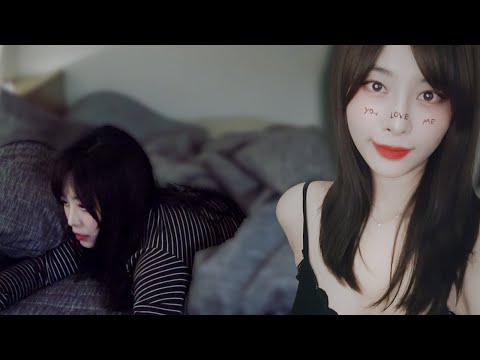 방종후 카메라가 켜진 스트리머..