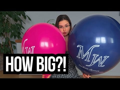 ASMR - Inflating GIANT Balloons 🎈 How Big Can They Get?!