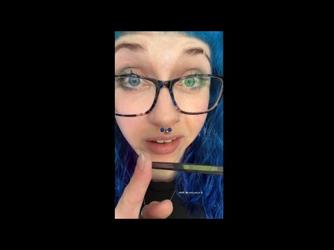 ASMR 1⭐️ body piercer 👃🏻