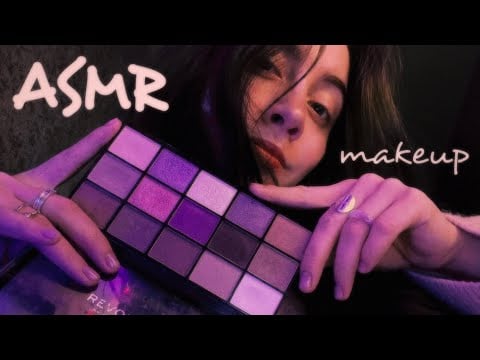 асмр UwU непрофессиональный макияж для тебя 💕 тихий голос *-* asmr soft spoken makeup