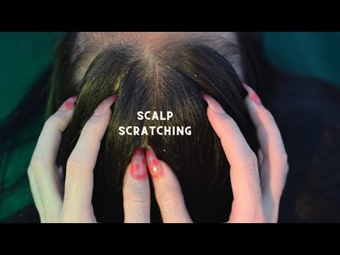ASMR Head Scratching Tingles, Head Massage With Long Nails, Sounds For Relieve Headache, Stress