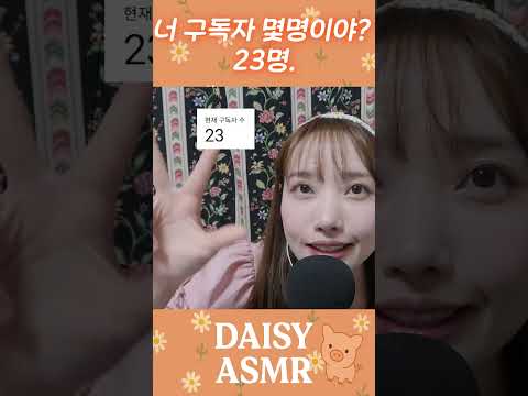 ASMR 구독자 적다고 놀리지마라!
