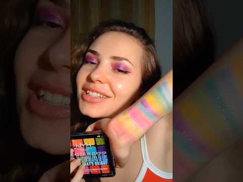 🎨 NYX palette swatches ASMR #asmr #shorts #makeup