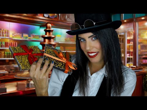 ASMR 🍫 CIOCCOLATERIA ispirata a WILLY WONKA • ROLEPLAY (Soft Spoken)