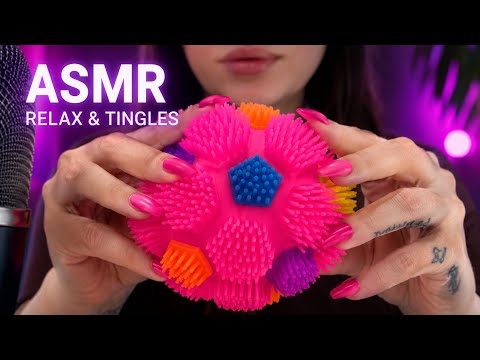 100% Satisfying Spiky Ball ASMR 🌈 | Intense Tingles (No Talking) ⭐
