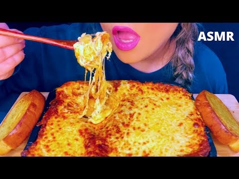 ASMR CHEESY LASAGNA MUKBANG 먹방 | EATING SOUNDS | Mandy Foods ASMR