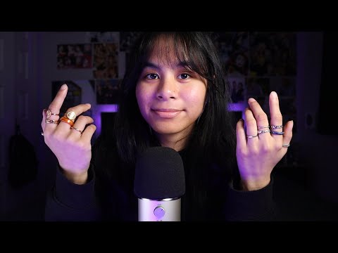 ASMR ring finger fluttering (tingly ring sounds)