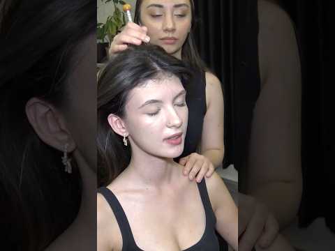 LADY TUGBA SO ENJOY CHEST , HEAD MASSAGE #asmracmp #ladytugba #chestmassage #massage #cracks #sleep