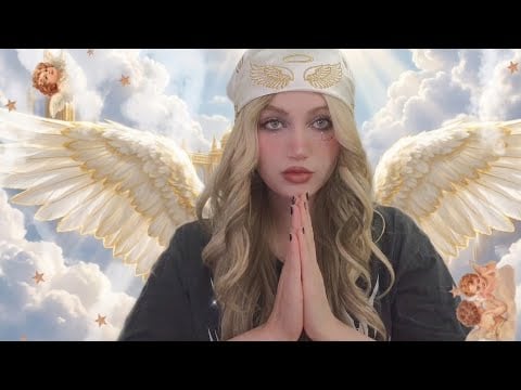 You left earth and meet an angel to assist you into the afterlife 👼🤍 (ASMR)