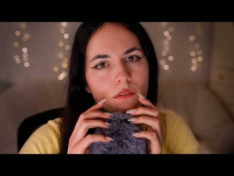 ASMR Personal Attention Scalp Check & Hair Brushing ( mic scratching + mouth sounds)