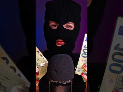 Money Rustling with Balaclava 💵 (ASMR)