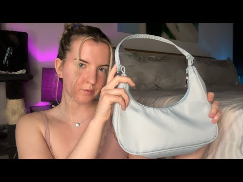 ASMR What's In My Bag | Close Up Whispering