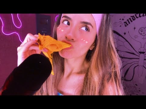 ROLEPLAY | Mejor amiga te enseña a besar con un mango 🥭 🫦| M0uth sounds | Andrea ASMR 🦋