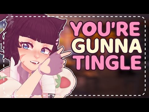 ꒰ASMR꒱ 🐾 Catgirl Tingles To Sleep To 💤