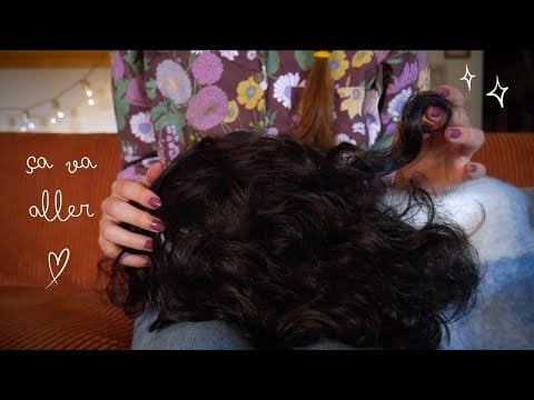ASMR | Je te rassure pour la rentrée en jouant avec tes cheveux 💌
