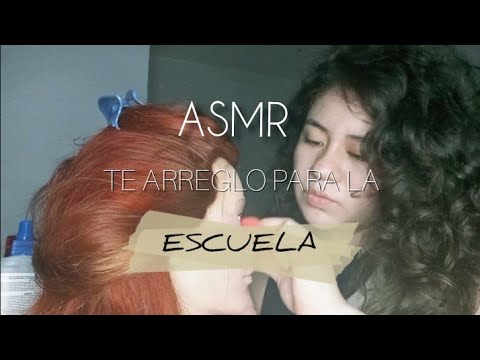 ASMR ~ ROLEPLAY TE ALISTÓ PARA LA ESCUELA 🎒