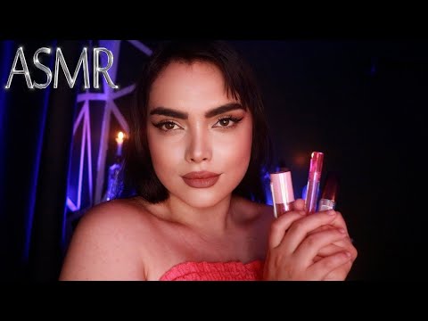 صدای لیپ گلاس و آدامس|برات لیپ گلاس میزنم|persian asmr|asmr farsi