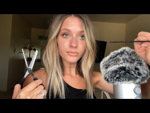 ASMR Haircut Roleplay✂️ Close Whisper