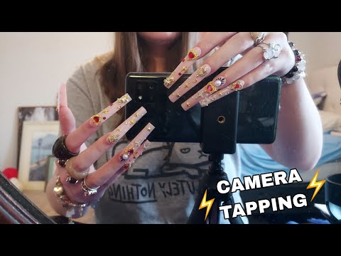 Fast and Aggressive Camera Tapping and Scratching ASMR