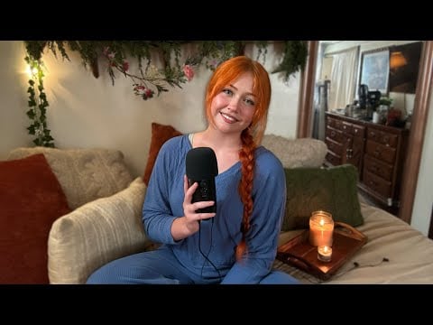 ASMR Close Whispers To Help You Unwind & Rest (Cozy Rambling)