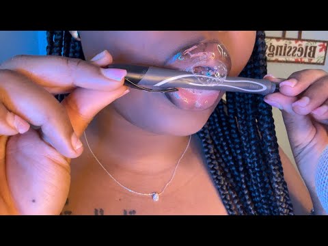 4K ASMR | Pen Noms | Wet Mouth Sounds