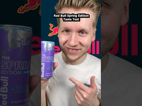 Red Bull Spring Edition Taste Test #asmr