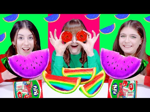 ASMR Watermelon Eating  수박 디저트 아이스크림 탕후루 먹방 MUKBANG BY LILIBU