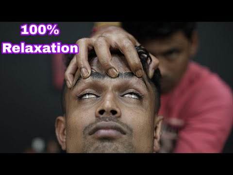 Amazing Head Massage And Forehead Tapping With Neck Cracking ASMR | Head Scratching ASMR