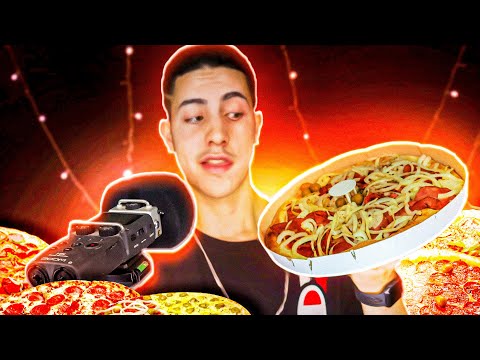 ASMR COMIDA – COMENDO PIZZA MUKBANG, SONS DE MASTIGAÇÃO