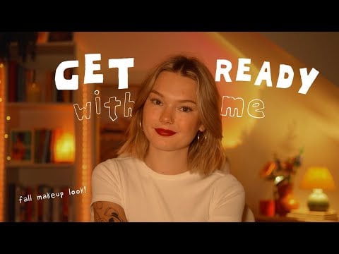 ASMR fall makeup | chatty GRWM 🌧️💄 