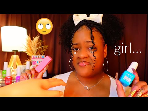 ASMR | Rude Nail Salon Roleplay 🙄 💅🏽✨*Toxic & B*tchy*