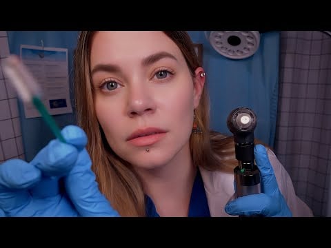 ASMR Ear Cleaning - Unclogging Your Ears | Medical Roleplay