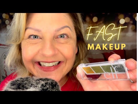 ASMR | Fast Christmas Makeup Application Ft. Invisible Triggers, Pat Pat, Blend Blend, Mouth Sounds