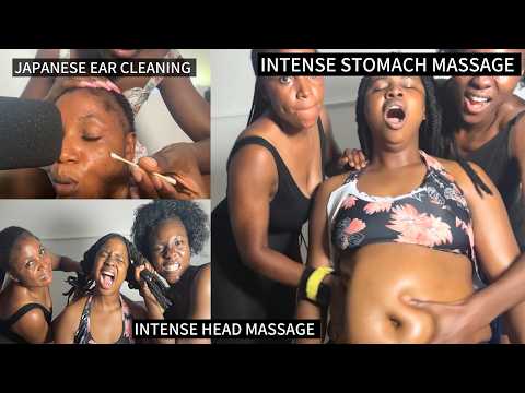 ASMR Deep Ear Cleaning, Natural Body Massage & Gentle Spit Painting for Sleep,