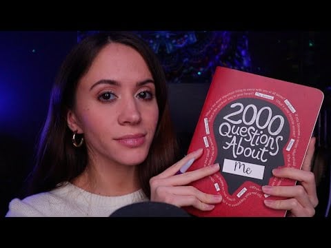 ASMR / Asking You Random Personal Questions (whispering, writing)