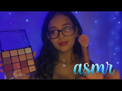 ASMR - TE MAQUIANDO DELICADAMENTE (atenção pessoal)