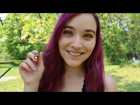 ASMR Medical Exam Outside | Personal Attention, Light Triggers, Ear Exam, Cranial Nerve Examination