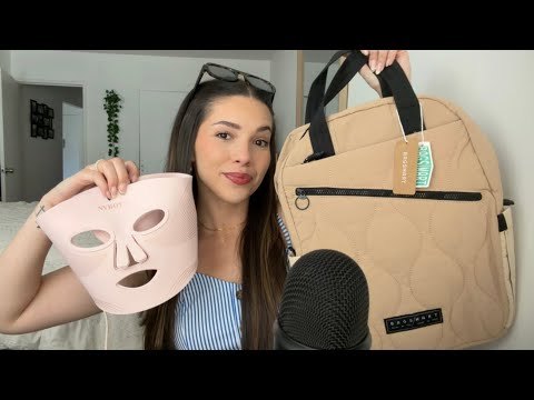 ASMR My Current Favorites | bachelorette finds, skincare, bagsmart 